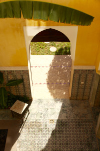 Villa des Orangers room courtyard entrance