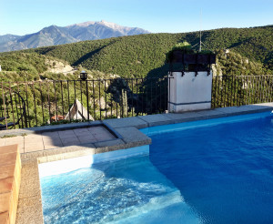 Chateau de Riell rooftop pool