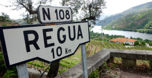 Douro Valley Regua road sign