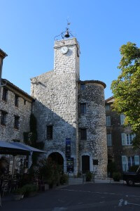 Tourrettes-sur-Loup clock tower