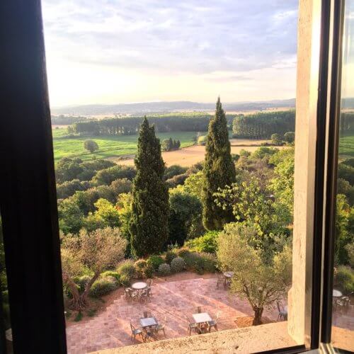 Castell d'Emporda window view