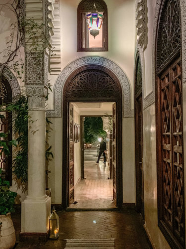 Villa des Orangers doorway