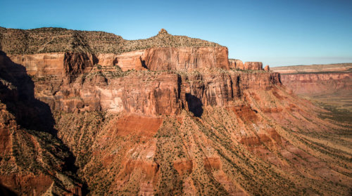 Gateway Canyons helicopter canyon walls